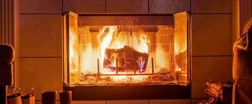 Mendota Hearth Landscape Fireplace Installation in Upland, California