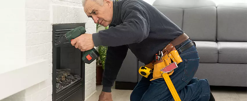New Indoor Fireplace Installation in Upland, California